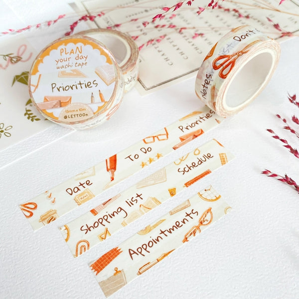 Plan Your Day Washi Tape