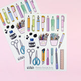 Planner Pens & Tools Sticker Sheet