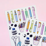 Planner Pens & Tools Sticker Sheet