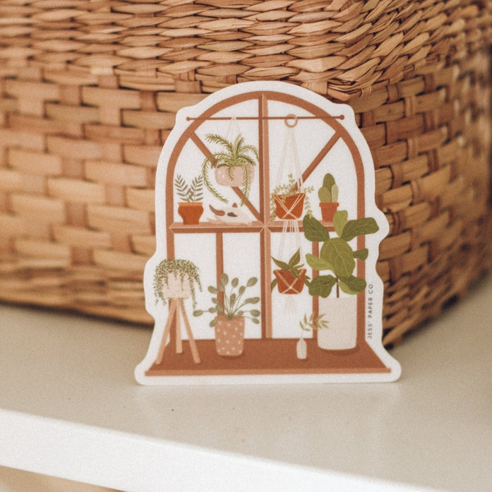 Plant Window Sticker