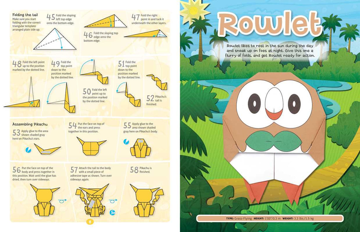 Pokémon Origami: Fold Your Own Alola Region Pokémon By the Pokemon Company International