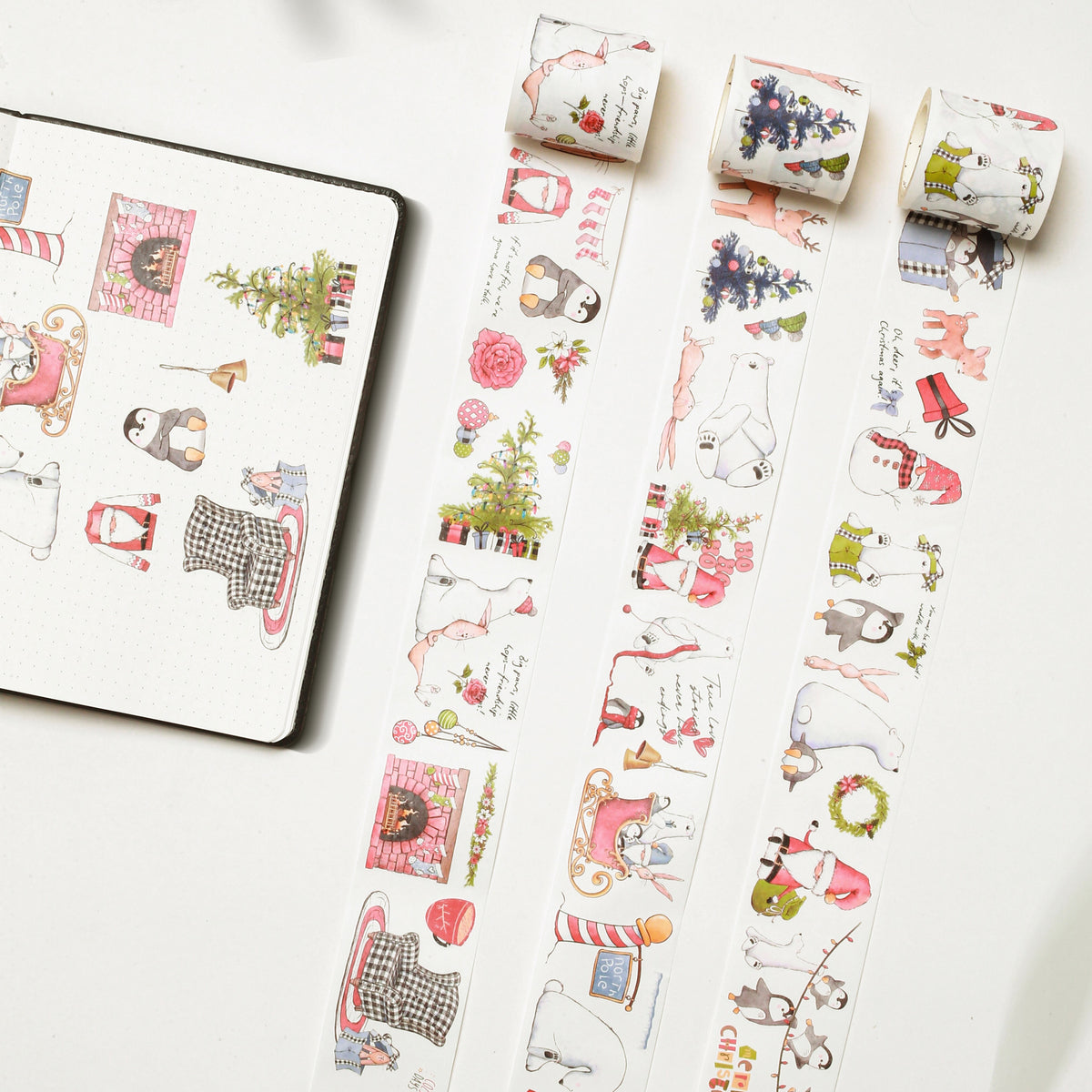 Polar Pals Washi Tape Sticker Set