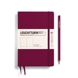 Port Red Hardcover Paperback (B6) Notebook