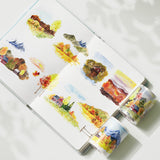 Pre-cut Autumn Symphony Wide Washi / PET Tape