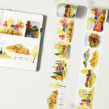 Pre-cut Autumn Symphony Wide Washi / PET Tape