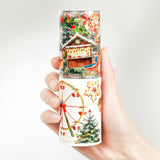 Pre-cut Christmas Market Wide Washi / PET Tape