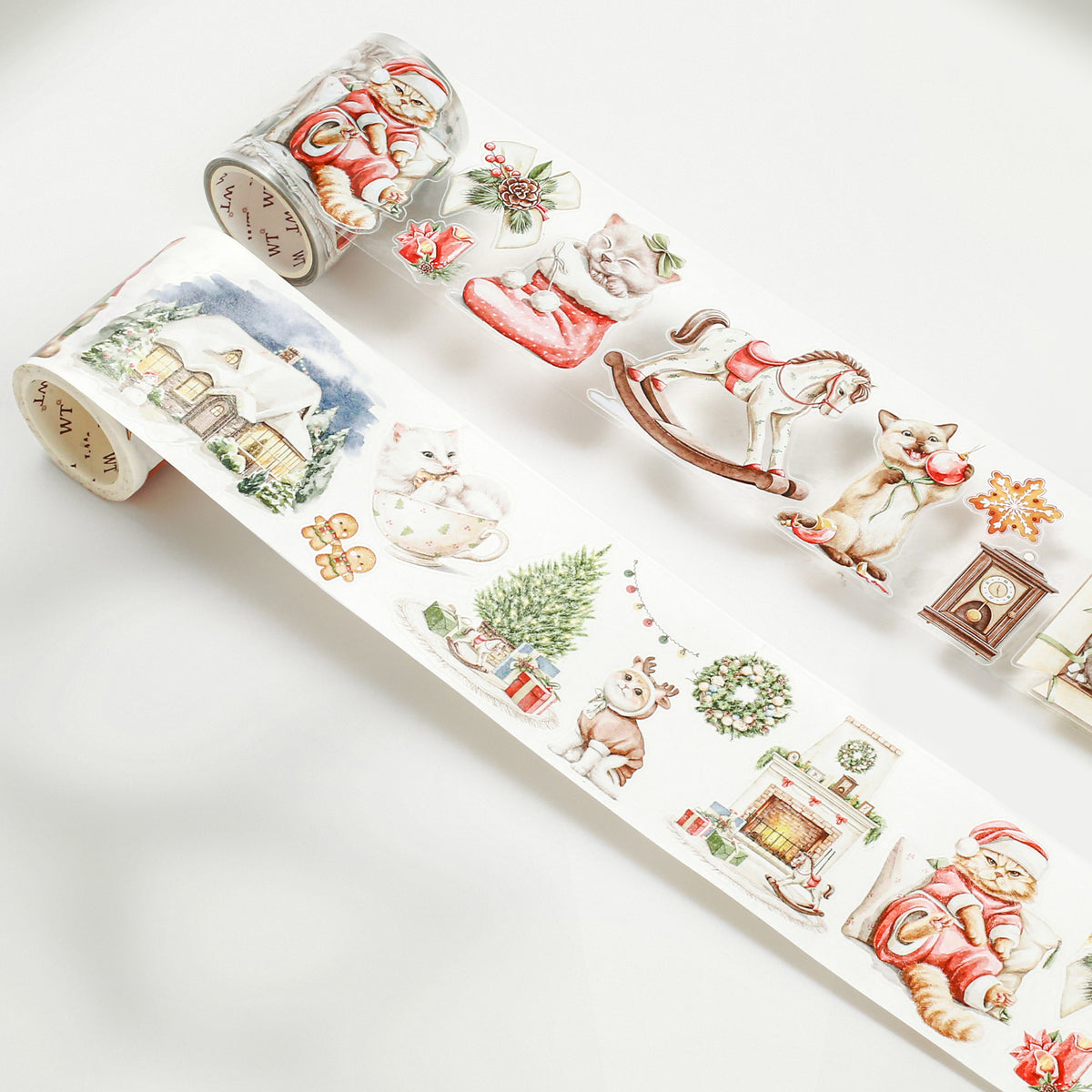 Pre-cut Frozen Paws Wide Washi / PET Tape