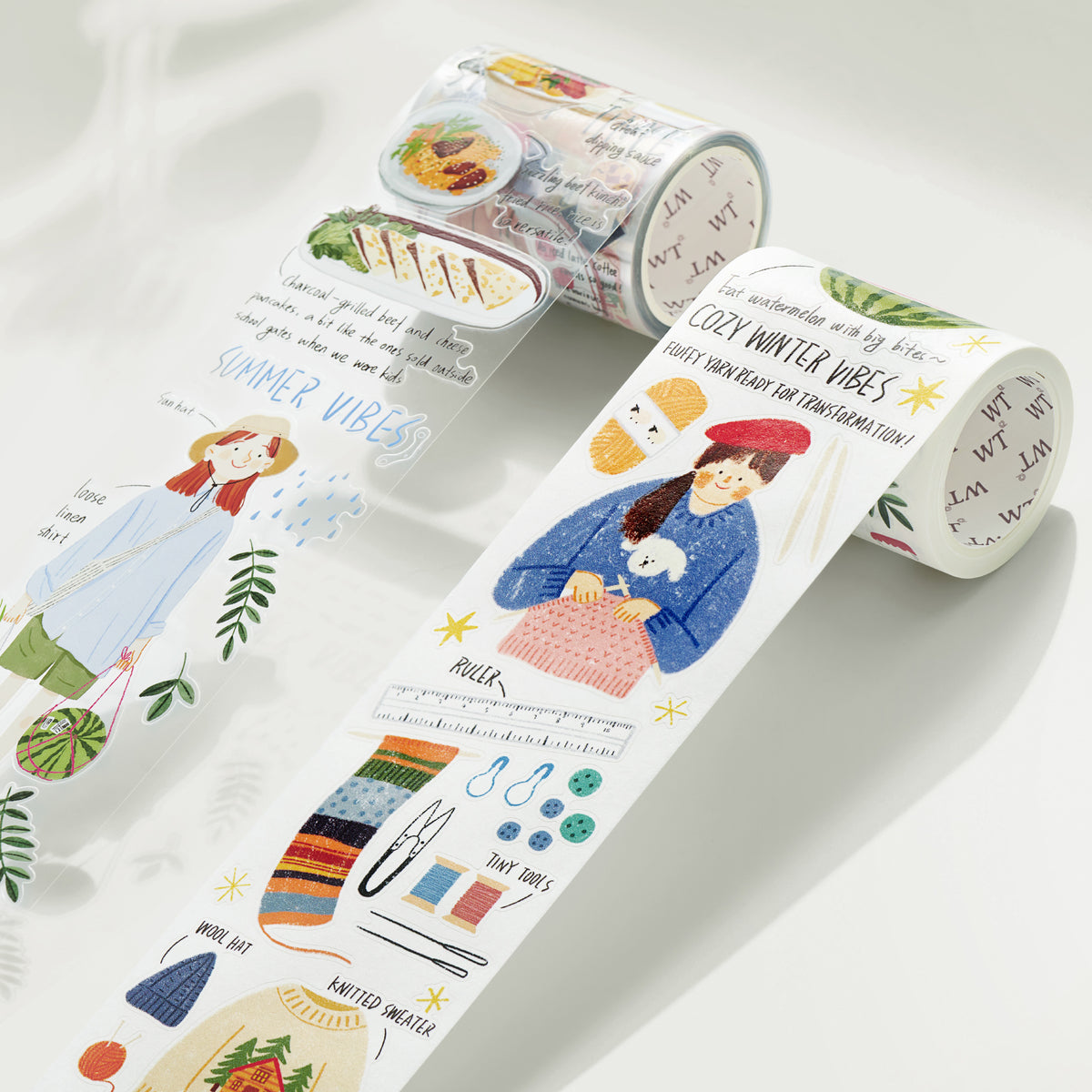 Pre-cut Ordinary Day Wide Washi / PET Tape