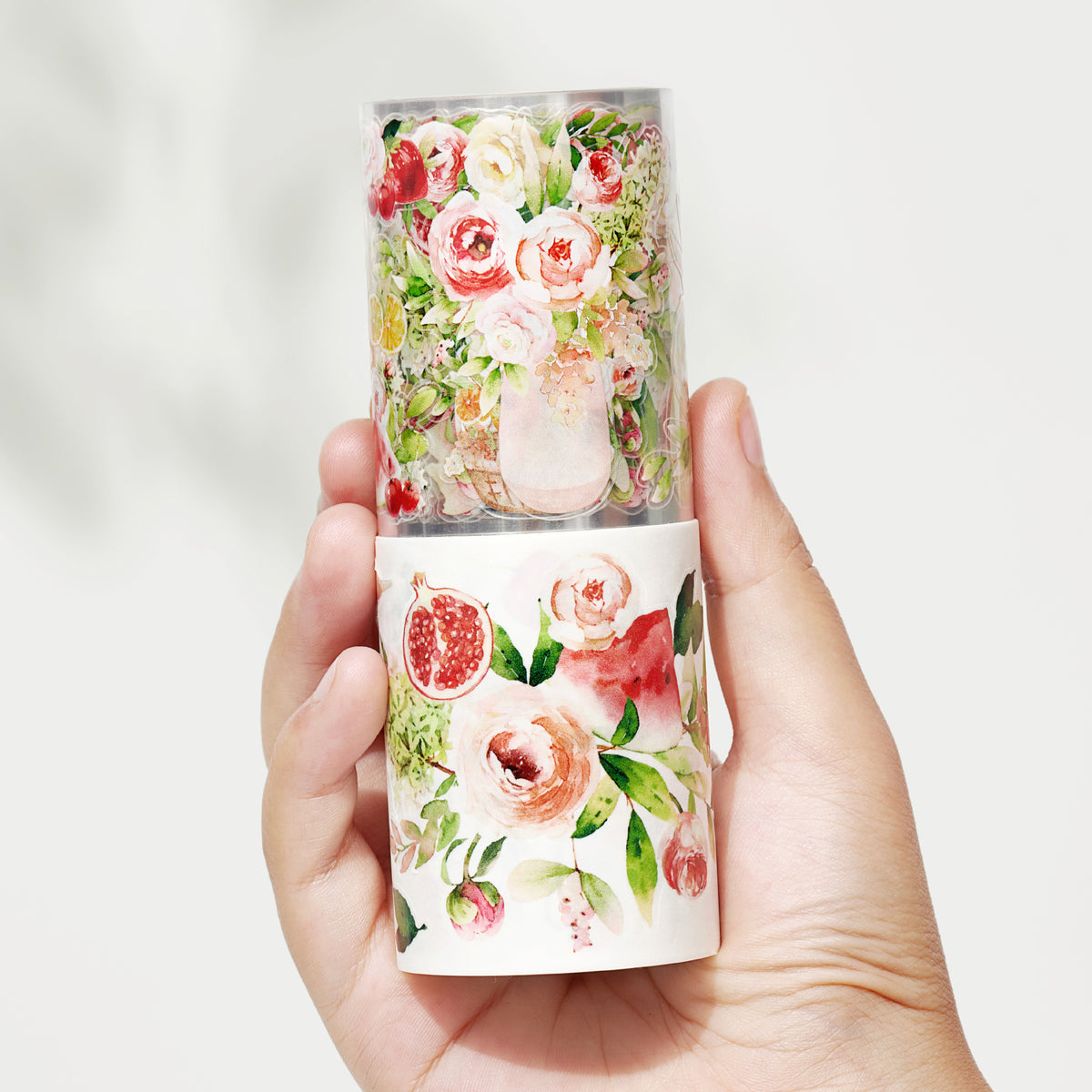 Pre-cut Summer Blossom Wide Washi / PET Tape