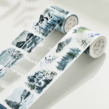 Pre-cut Winter Whispers Wide Washi / PET Tape