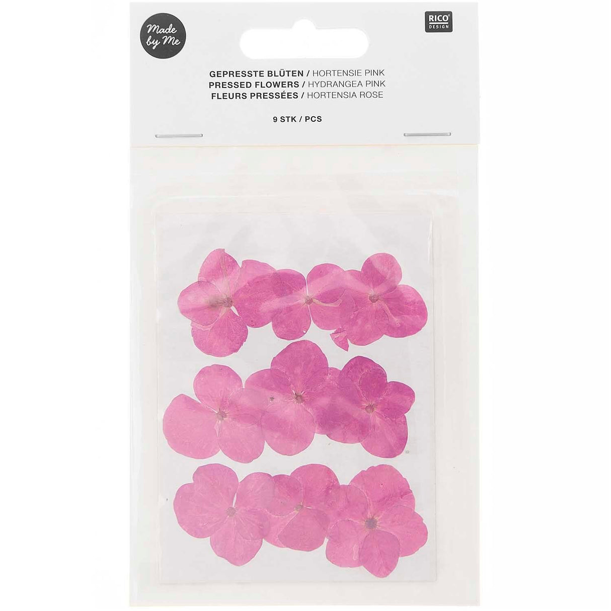 Pressed Flower & Plant Set Hydrangea Pink