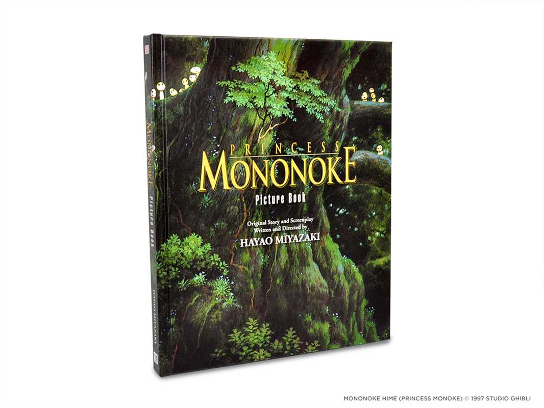 Princess Mononoke Picture Book By Hayao Miyazaki