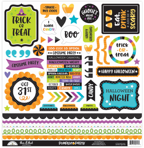 Pumpkin Party Paper Pack 12"X12"