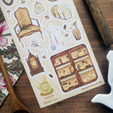 Quaint Kitchen Decor Sticker Sheet