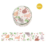 BGM Rabbit Country Forest Washi Tape