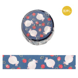 BGM Rabbit Country Strawberry Washi Tape