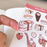 Sushi & Rabbits Sticker Sheet