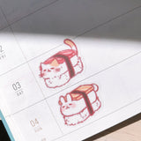 Sushi & Rabbits Sticker Sheet