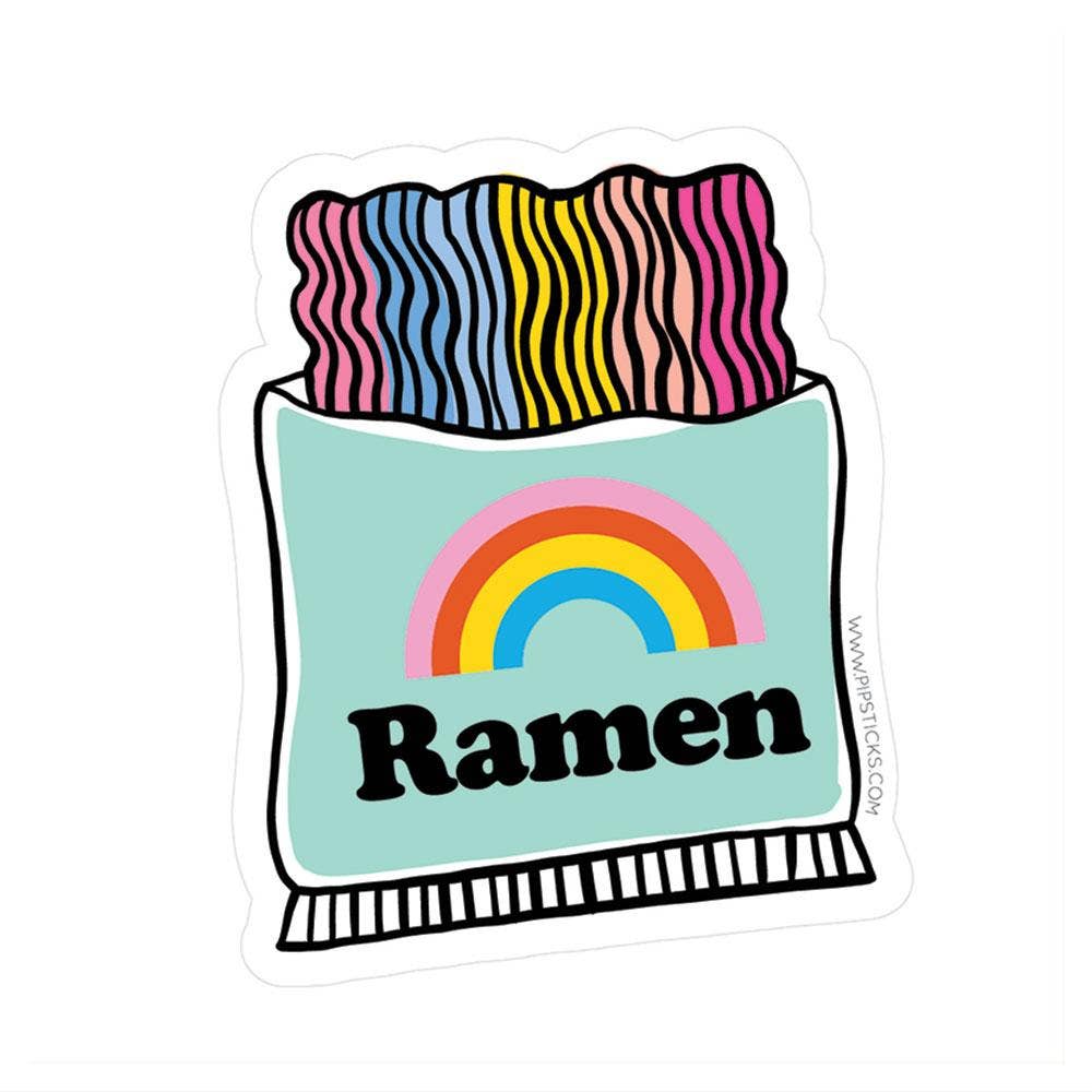 Rainbow Ramen Vinyl Sticker