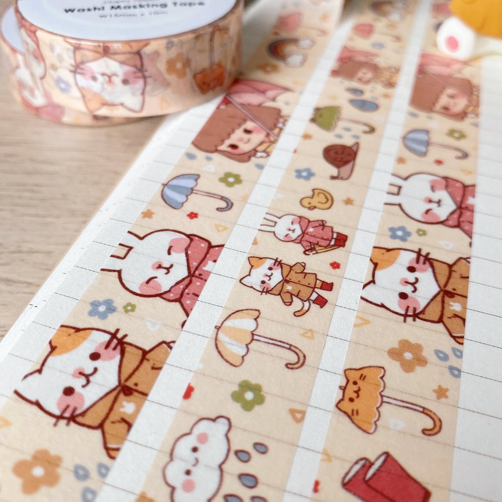 Rainy Days Washi Tape