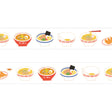 Papier Platz x Kamoi Kakoshi - Ramen Noodles Washi Tape