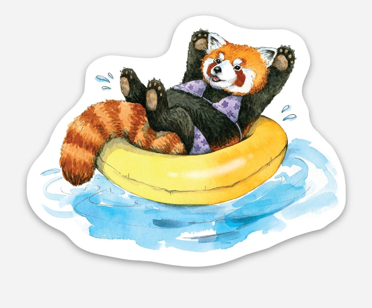 Paper Wilderness Red Panda Swimsuit Sticker