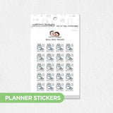 Refill Meds Tracker Planner Stickers