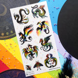 Remarkable Rainbow Creatures Sticker Sheet