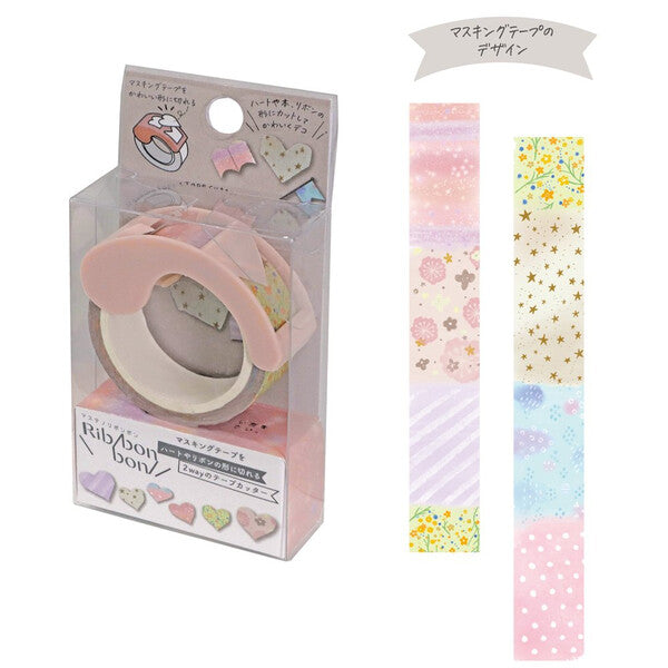 Cortador de cinta washi Bon con forma de corazón 