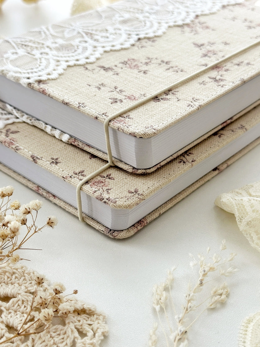 Rose & Lace Notebook A5