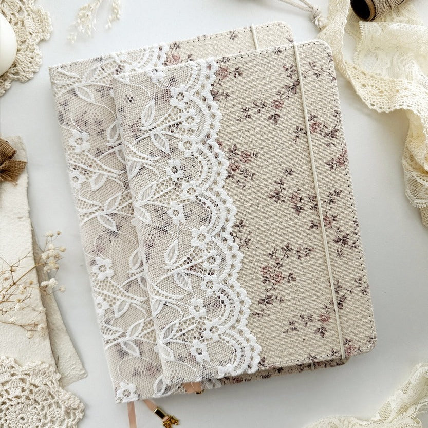 leelajournals Rose & Lace Notebook B5