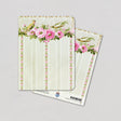 Roses and Birds Floral Notebook