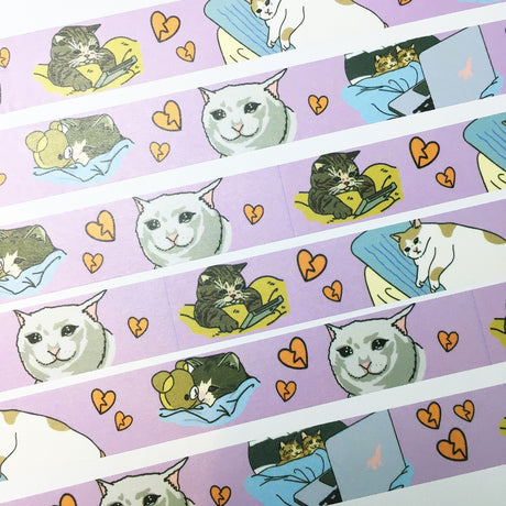 Sad Cat Meme Washi Tape