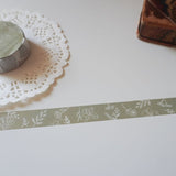 Sage Princess Lily Washi Tape