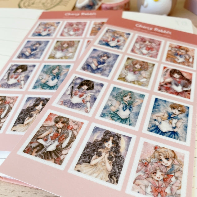 Sailormoon Stamps Sticker Sheet