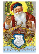 Santa Claus Postcard Box - 36 Unique Vintage Postcards