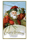 Santa Claus Postcard Box - 36 Unique Vintage Postcards