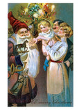 Santa Claus Postcard Box - 36 Unique Vintage Postcards