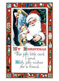 Santa Claus Postcard Box - 36 Unique Vintage Postcards