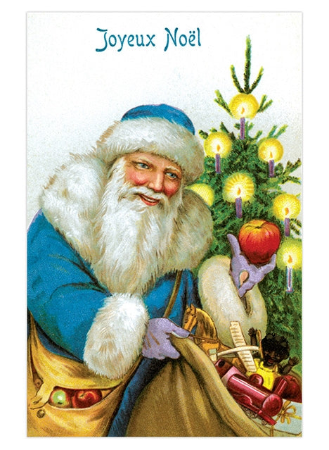 Santa Claus Postcard Box - 36 Unique Vintage Postcards