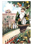 Santa Claus Postcard Box - 36 Unique Vintage Postcards