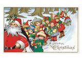 Santa Claus Postcard Box - 36 Unique Vintage Postcards