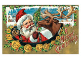 Santa Claus Postcard Box - 36 Unique Vintage Postcards