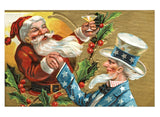 Santa Claus Postcard Box - 36 Unique Vintage Postcards