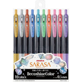 Juego de 10 colores Decoshine de Sarasa