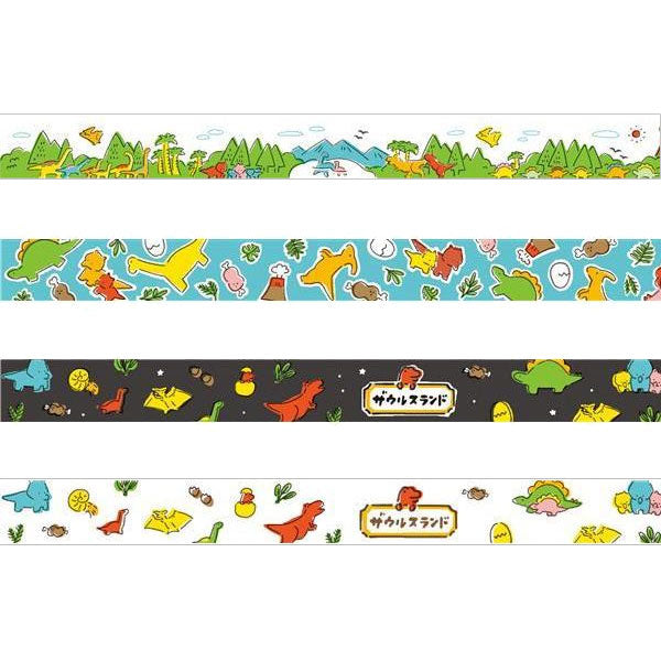 Saurus Land Washi Tape Days of Land