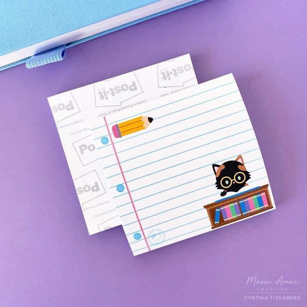 School Lined Paper Sticky Notes