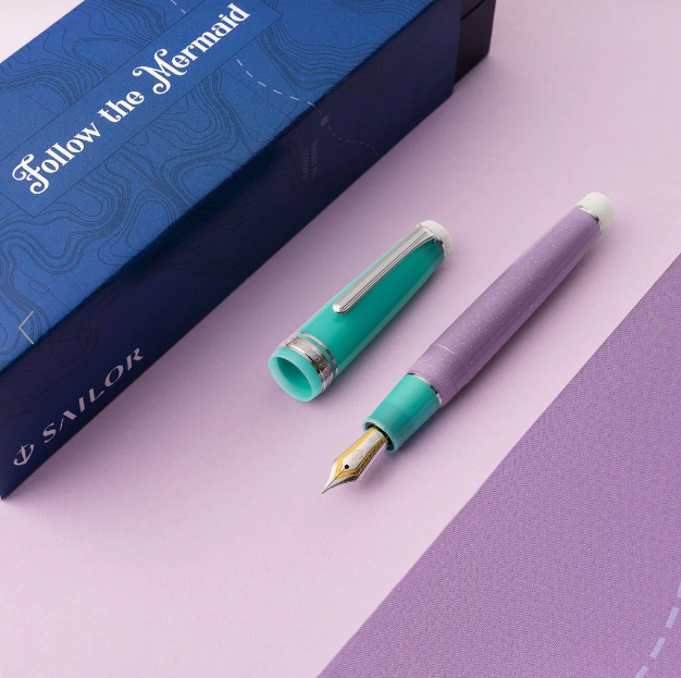 Sailor Professional Gear Slim Fountain Pen - Follow the Mermaid - North American Exclusive