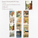 Season's Passing Wide Washi / PET Tape