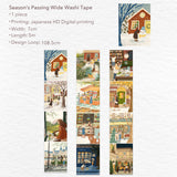 Season's Passing Wide Washi / PET Tape